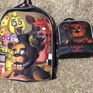 Five nights of Freddy backpack & lunch bag